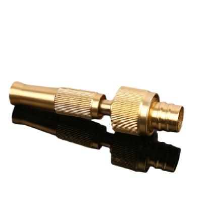 China Variable Flow Controls Fire Fog 1 Inch Machino Wash Station Brass Adjustable Rotating Nozzle With Great Price for sale