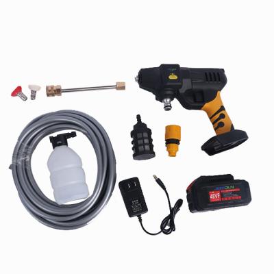 China New 48v 24v 12v Lithium Electricity Washer Jet Foam Kit Universal Car Suction Gun Made in China for sale