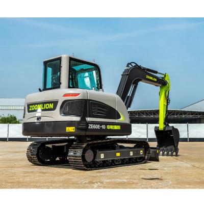 China Building / Farm Zoom ZE60E-10 Crawler Hydraulic Excavator Best Price 6 Ton Excavator for sale