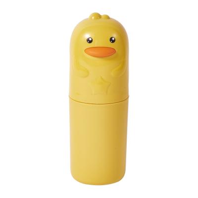 China Viable Fashion Duck Portable Toothbrush Box Travel With Cover Toothbrush Box Student Dormitory Mouthwash Brushing Cup for sale