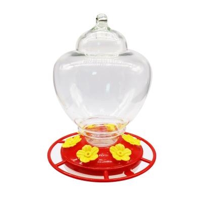 China New Outdoor Hummingbird Feeder Garden Bird Feeder Hummingbird Viable Water Feeder for sale