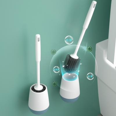 China New Design Household Viable Original Soft Hair Toilet Reading Brush High Quality Multifunctional Deep Cleaning With Base Set for sale