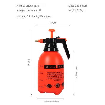 China Hot-selling 2022 new home household disinfection watering pot gardening watering pot pressurized 2L water spray pot manual pressure for sale