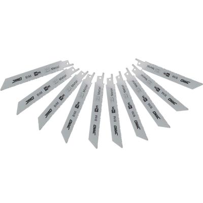 China JMD 10PC Thick Sheet Metal (3-8 mm) Bi Metal Exchange S922BF 14T Saw Blades Kit Quick Cut Metal for sale