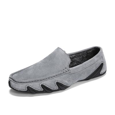 China Fashion Trend New Edamame Shoes Men's Leather Casual Loafers Plus Large Size Octopus Handmade Leather Casual Shoes for sale