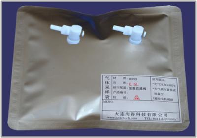 China DEVEX gas sampling bags with side-opening PTFE On/Off dual-valve  DEV42_25L  air sample bag for sale