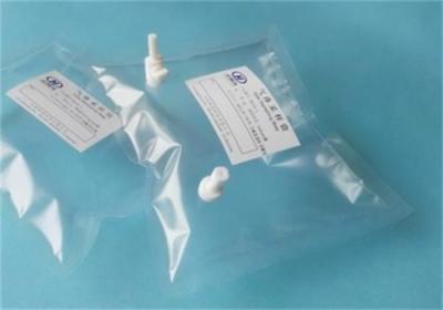 China Tedlar® PVF Gas Sampling Bags with PTFE valve + PTFE fitting & septum port syringe sampling TDL3-5_1L (air sample bag) for sale