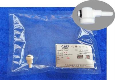 China ® FEP gas sampling bag with side-opening PTFE valve  FEP41_2L   air sample bags for sale