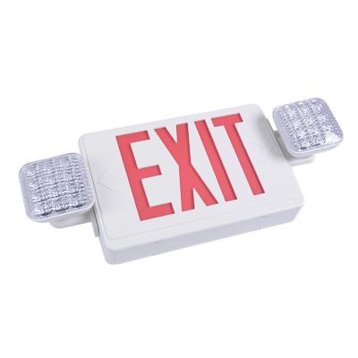 China Durable LED Emergency Light Exit Amazon TOP Selling E-commerce Supply Combination LED Emergency Combo Sign for sale