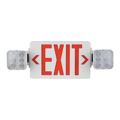 China Lowest Price America Market Emergency Lighting System Led Emergency Exit Lamp 5000K Exit Light Emergency Load Building Light for sale