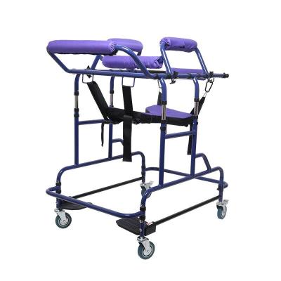 China High Quality Adjustable Walker Carbon Steel Walker Hemiplegia Rehabilitation Rollator FST2100 for sale