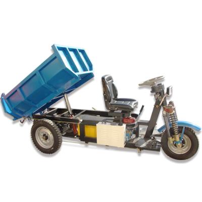 China Transport Cargo Good Performance Strong Mini Truck Frame 2 Ton Hydraulic High Efficiency Trailer Electric Tricycle On Sale for sale