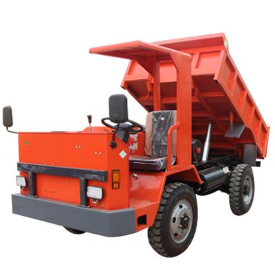 China Building Material Stores Quarry Stone Narrow-body Slag Dump Truck Underground Transport Quarrying Diesel Dumper Truck for sale