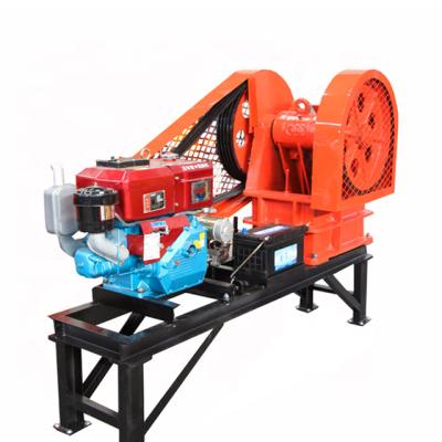 China Best Brand Stone 2022 Small 250*400 HuanSheng Rock Jaw Crusher Machine Mobile Gold Ore Crusher Price On Sale for sale