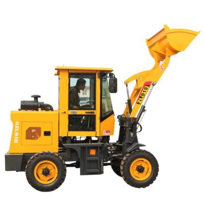 China Construction material shops small diesel forklift 4WD loader construction engineering diesel loader for sale