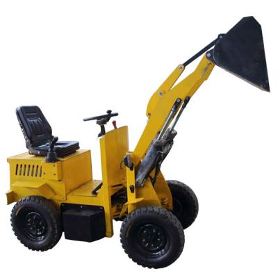 China Hotels China Mini Loader Construction Wheel Loader 60V Mini Loader with Electric Battery for sale