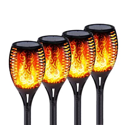 China Outdoor Waterproof Garden Solar Fire Lights Solar Landscape Torch Flame Light Garden Lamp for sale