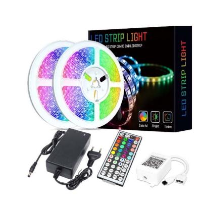 China Hotel Amazon Alexa Google Tuya Wifi RGB LED Luces Led Strip 5050 Smart LED Strip Light Strip Lights for sale