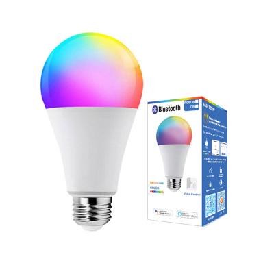 China Smart Garden 9W APP Control LED Bulbs Led Smart Lights Dimmable Alexa and Google E27 RGB Smart WIFI LED Bulb Light for sale