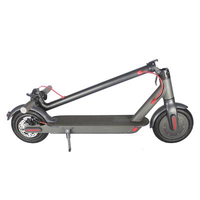 China 36v 250W Portable 8.5 Inch Rear Anti Plate 2 Disc Brake Wheel Sliding Stand Up Foldable Electric Scooter Adults for sale