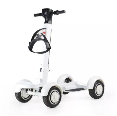 China Foldable Tire 4 Wheels 10inch Golf Eco Rider Electric Skateboard Electric Power Scooter for sale