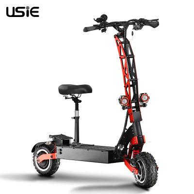 China Electric Motorcycle Mini Scooter Adult E Scoot Scooters Eletr 3000W Front Suspension Off Road Hydraulic Spring Suspension Patinete With Seat for sale