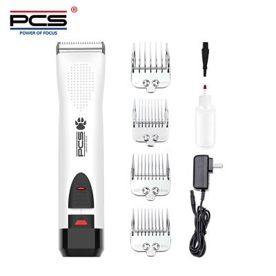 China A5 Rechargeable Pet Cat Grooming Kit Hair Cutting Machine Rechargeable Vacuum Dog Hair Clipper Cordless Clipper Dog Hair Trimmer for sale