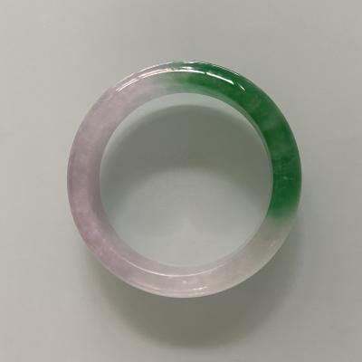 China Real Women Natural Elegant Jade Bracelets Bangle Charm Bangles Natural Myanmar Green for sale