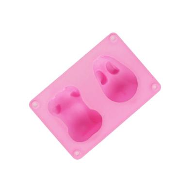 China Wholesale Silicon Stocked Quality Hot Selling Rabbit Pork Mousse Cake Resin Tray Silicone Mold for sale