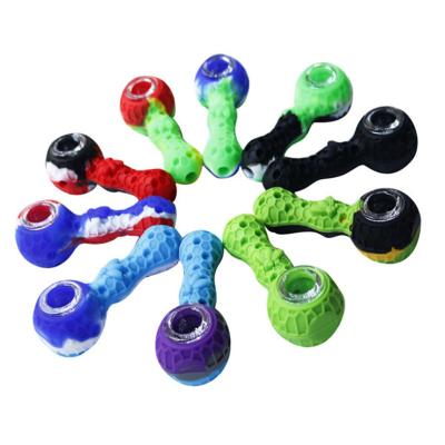 China Plastic Smoking Pipe Honey Straw Smoking Tobacco Glass Silicone Amazon Pipes for sale