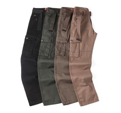 China New Viable Arrive Custom Stacked Color Pure Cargo Plus Size Mens Pants for sale