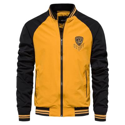 China Viable custom design logo oem wholesale baseball jackets for men new fashion plus size jacket for men for sale