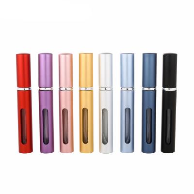 China Nbyaic J025-5ml Spray Bottle Metal Window Perfume Portable Slim Mini Refillable Perfume Bottle 5ml for sale