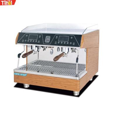 China Commercial Espresso Latte Semi-automatic Italian Stainless Steel Cappuccino Coffee Machine DR202T for sale