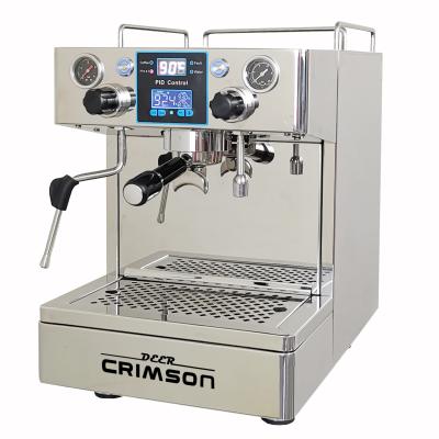 China Hot Sale Family Latte and Commerical Espresso Stainless+Plastic Semi-AUTO Stainless Steel Personalized Coffee Machine for sale