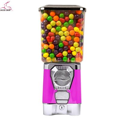 China Metal+plastic SINGLE CHEF GUMBALL SELLING CANDY SELLING CAPSULE TOYS VENDING MACHINE for sale