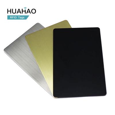 China Waterproof / Waterproof Manufacturer HUAHAO RFID Supplier Factory OEM Customized 13.56MHZ 213 215 216 NFC Contactless HF NFC Card HF RFID Metal Card for sale