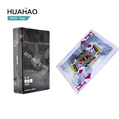 China Raincoat/Waterproof Free Sample! HUAHAO RFID NFC Manufacturer Supplier Custom Price 13.56Mhz Metal PVC Poker Game 777 RFID Waterproof Playing Cards for sale