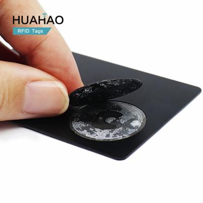 China Raincoat/Waterproof Free Sample! Cheap NFC 13.56Mhz Business PVC Black NFC Smart Card From HUAHAO RFID NFC Manufacturer Supplier Factory Custom for sale