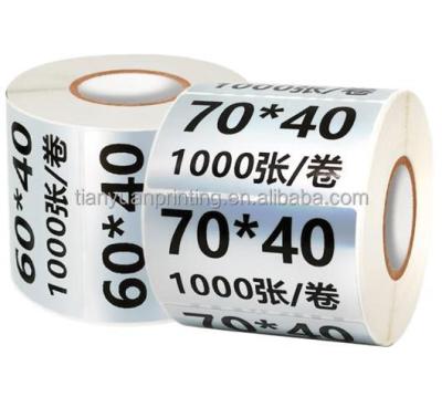 China Waterproof Custom Preprinted Self Adhesive Label Sticker for sale