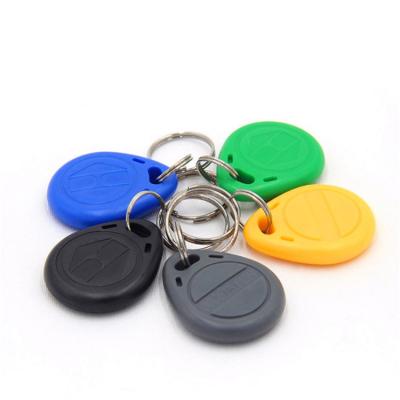 China Waterproof/China manufacturer 125khz rfid reader card rfid tag card key waterproof blue fob for access control for sale