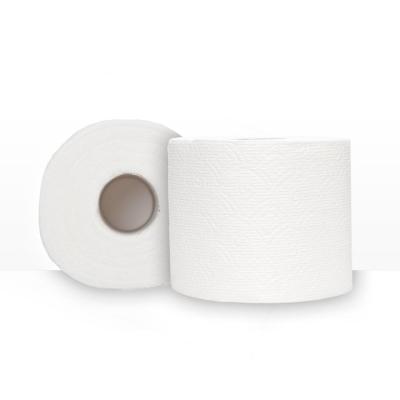 China Home Office public places cheap recycled toilet/wc paper/toiletpaper pulp customized bath tissue paper roll for sale