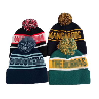 China BSC0308 COMMON low MOQ! Customize Your High Quality Winter Personality Jacquard Custom Knit Beanie for sale