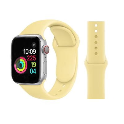 China Wholesale Watch Bands For iWatch Sport Band Silicone For Apple Watch Silicone Watch Strap 42mm 38mm 40mm For Apple Accessories 42mm 38mm 44mm 40mm for sale