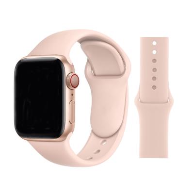 China High Quality Cheap Price Silicone Smartwatch Strap Rubber Strap For Apple Watch 44mm Silicone Strap For Apple Watch Band 38mm 42mm for sale