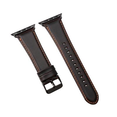 China 2019 Popular Amazon Soft Design For Apple Watch Series 1 Genuine Leather Strap 2 3 4 Band for sale