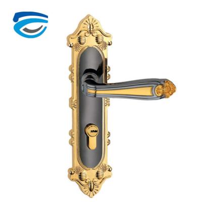 China Narrow Family Mortise Door Door Use Sliding Door Lock For Wooden Door Pull Handle Sliding Lock for sale