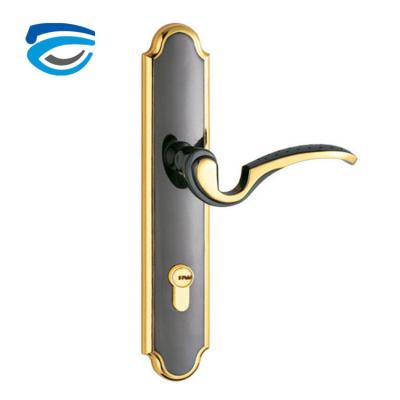 China Residentital Anti-theft Lever Handle Mortise Lock For Base Track Wood Door for sale