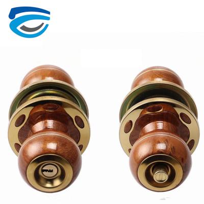 China Round Passage Function Door Lock Bathroom One Side Double Sided Knob Lock for sale