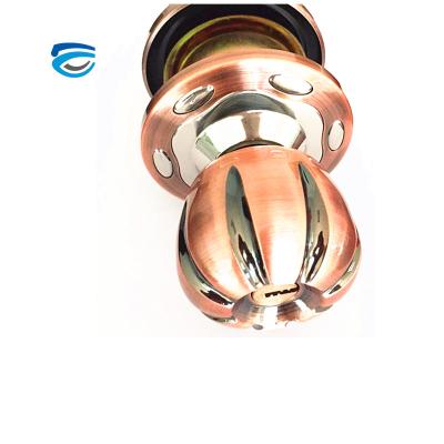 China Passage Function Entry Door Cylindrical Round Knob Lock For Wooden Door for sale